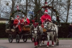 Umzug der Weihnachtsmänner am 24. Dezember 2013 in Horstdorf